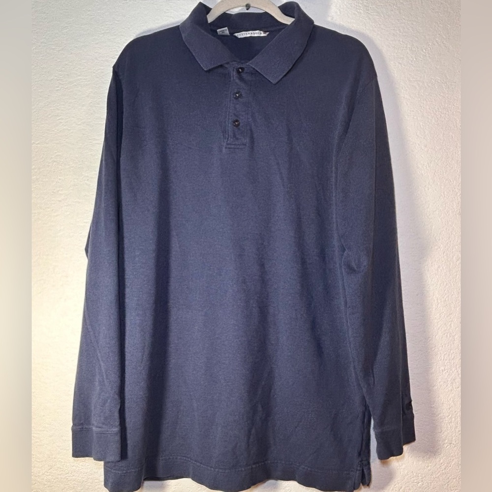 Cutter & Buck Men’s Collar Long Sleeve Sweater Mens LT
